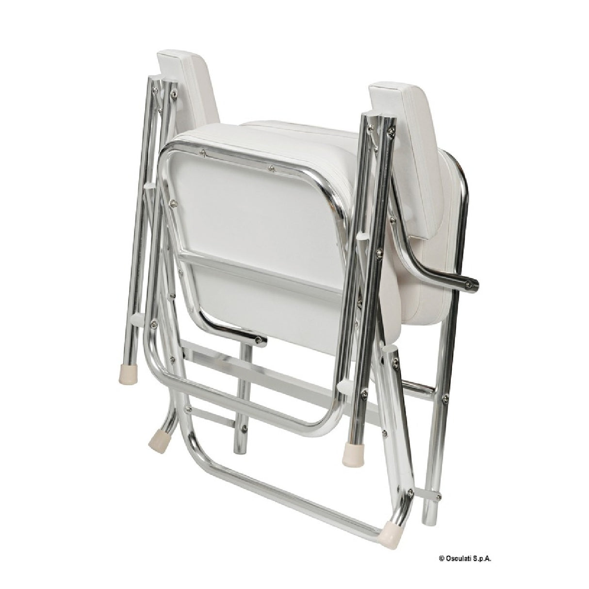 Osculati Sedia del Capitano in alluminio anodizzato 48.340.00