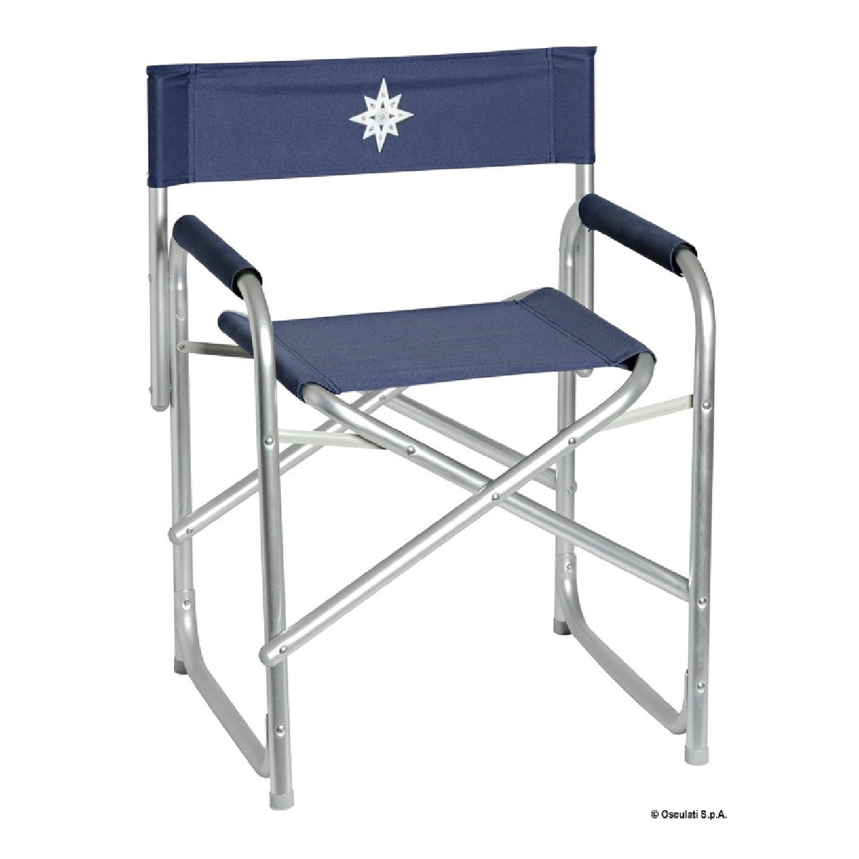 Osculati Sedia pieghevole Regista in alluminio anodizzato 48.352.90