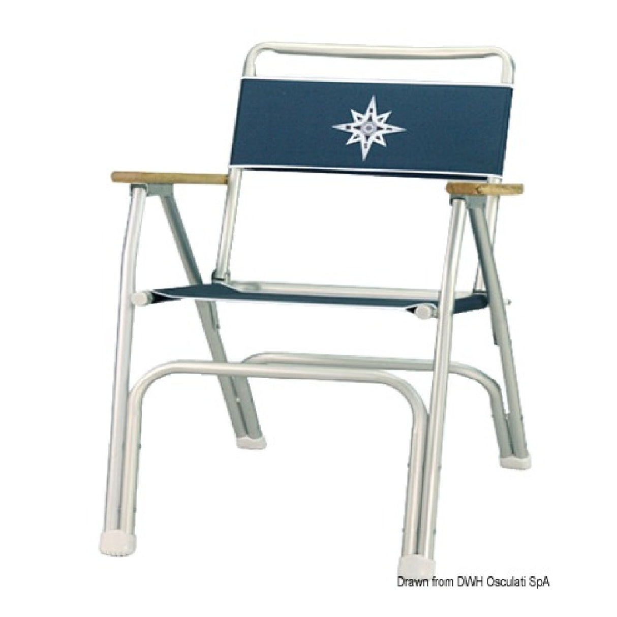 Osculati Strandklappstuhl blau 48.353.01