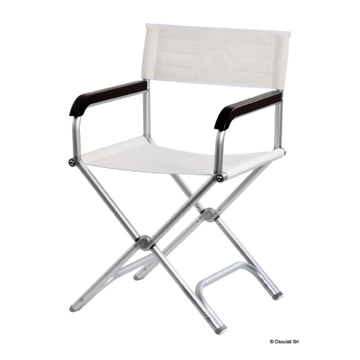 Osculati Sedia pieghevole Director in alluminio anodizzato 48.353.17