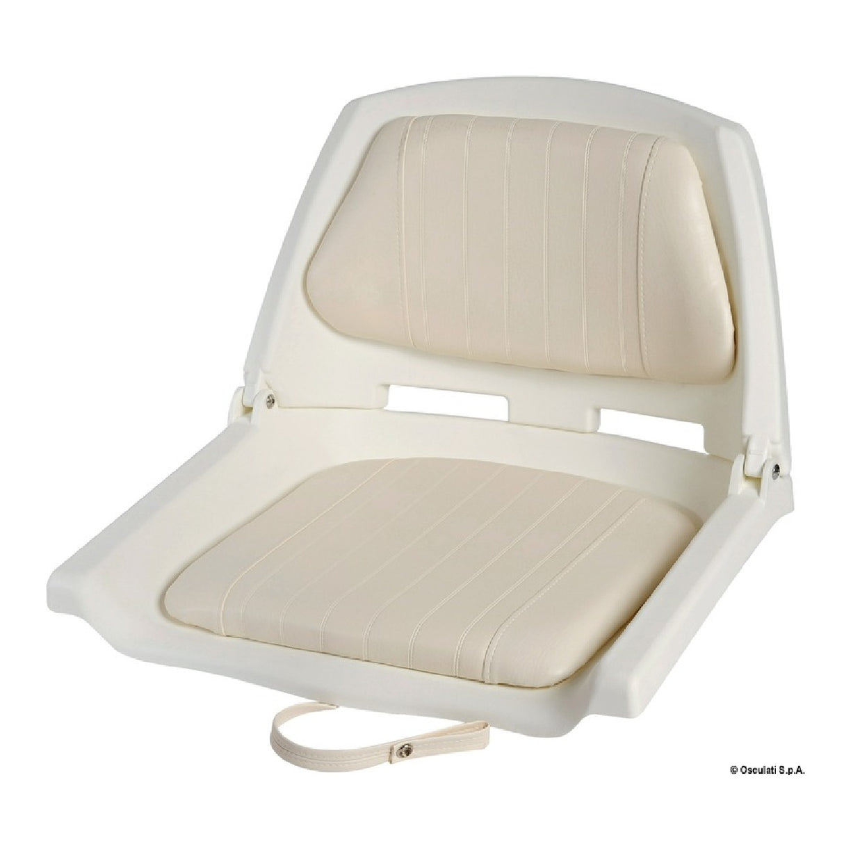 Osculati Polyethylensitz mit klappbarer Rückenlehne 48.405.00