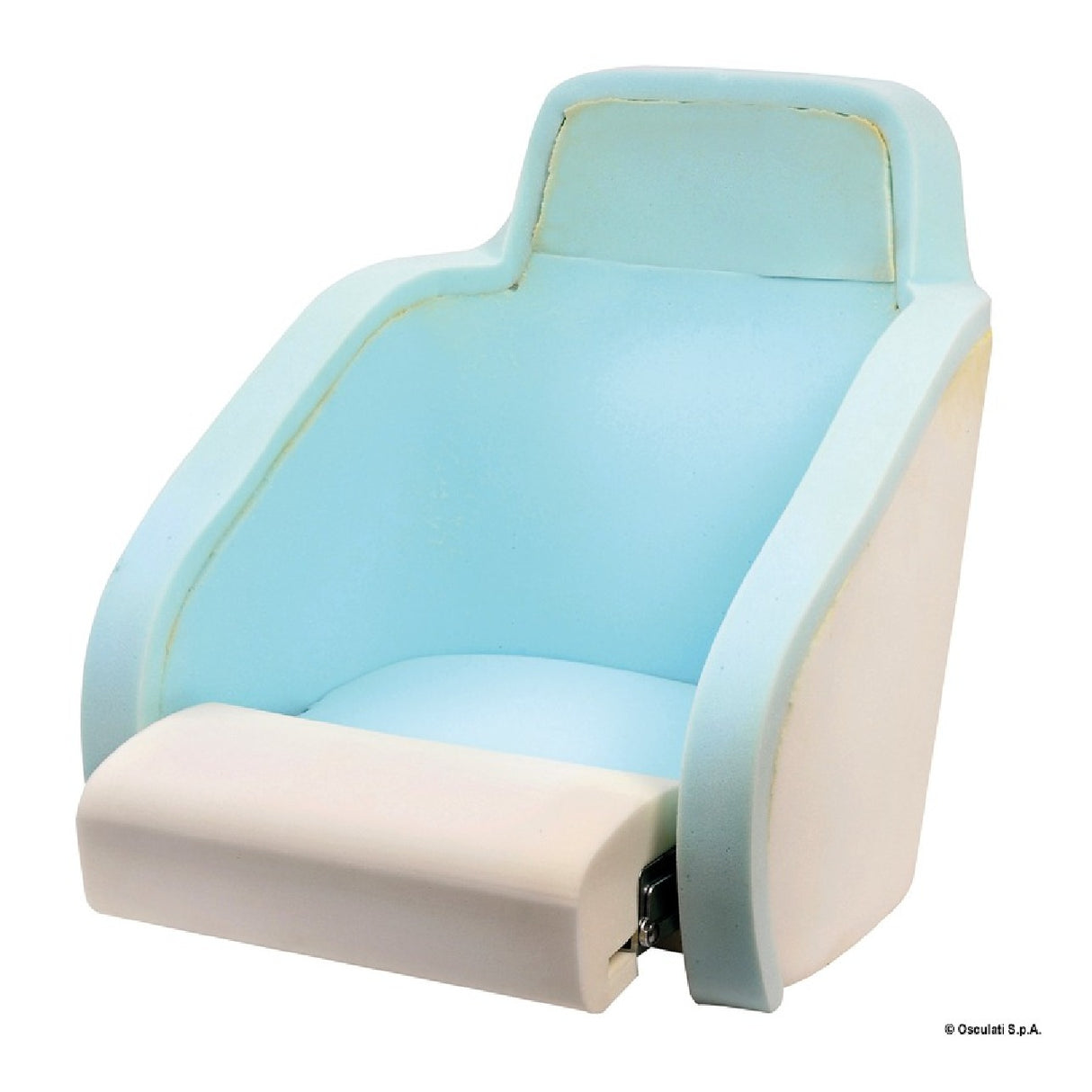 Asiento anatómico acolchado Osculati con elevación H54 48.410.01