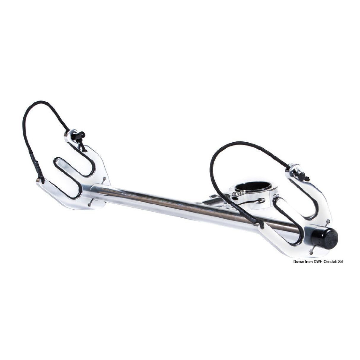 Osculati Staffa per sci con forche da 38 mm 48.415.25