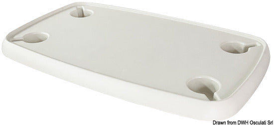 Mesa barco rectangular Osculati 760 x 460 mm 48.417.52