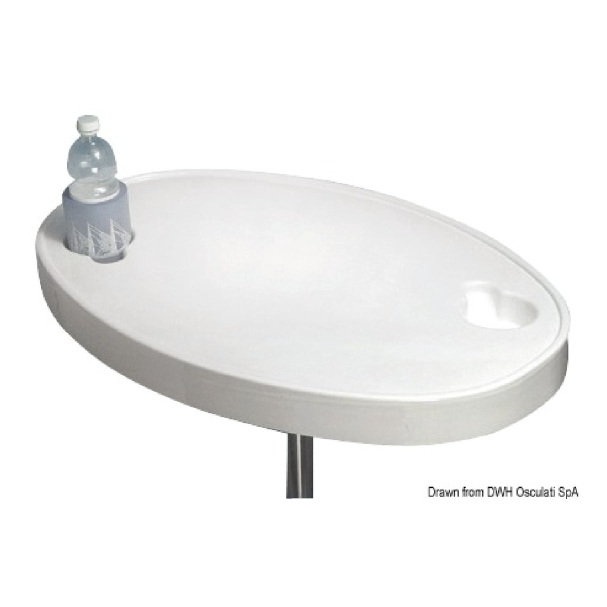 Mesa Osculati en ABS blanco 48.417.90