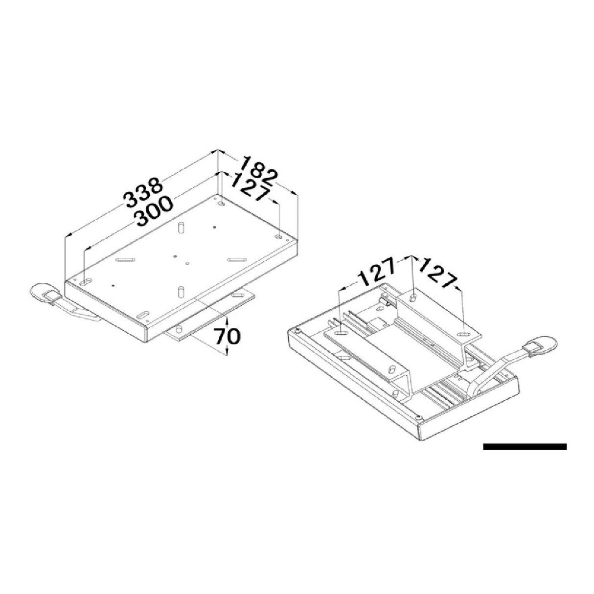 Osculati Slitta scorrevole per sedili 48.714.00