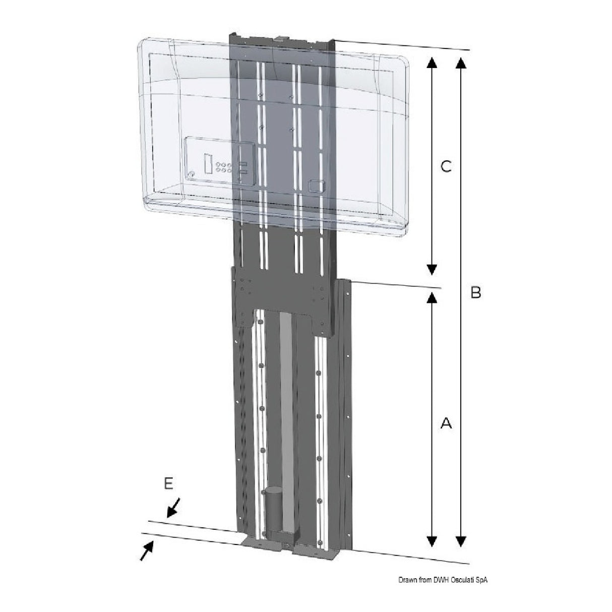 Noval UP-DOWN TV-LIFT TV-Halterung