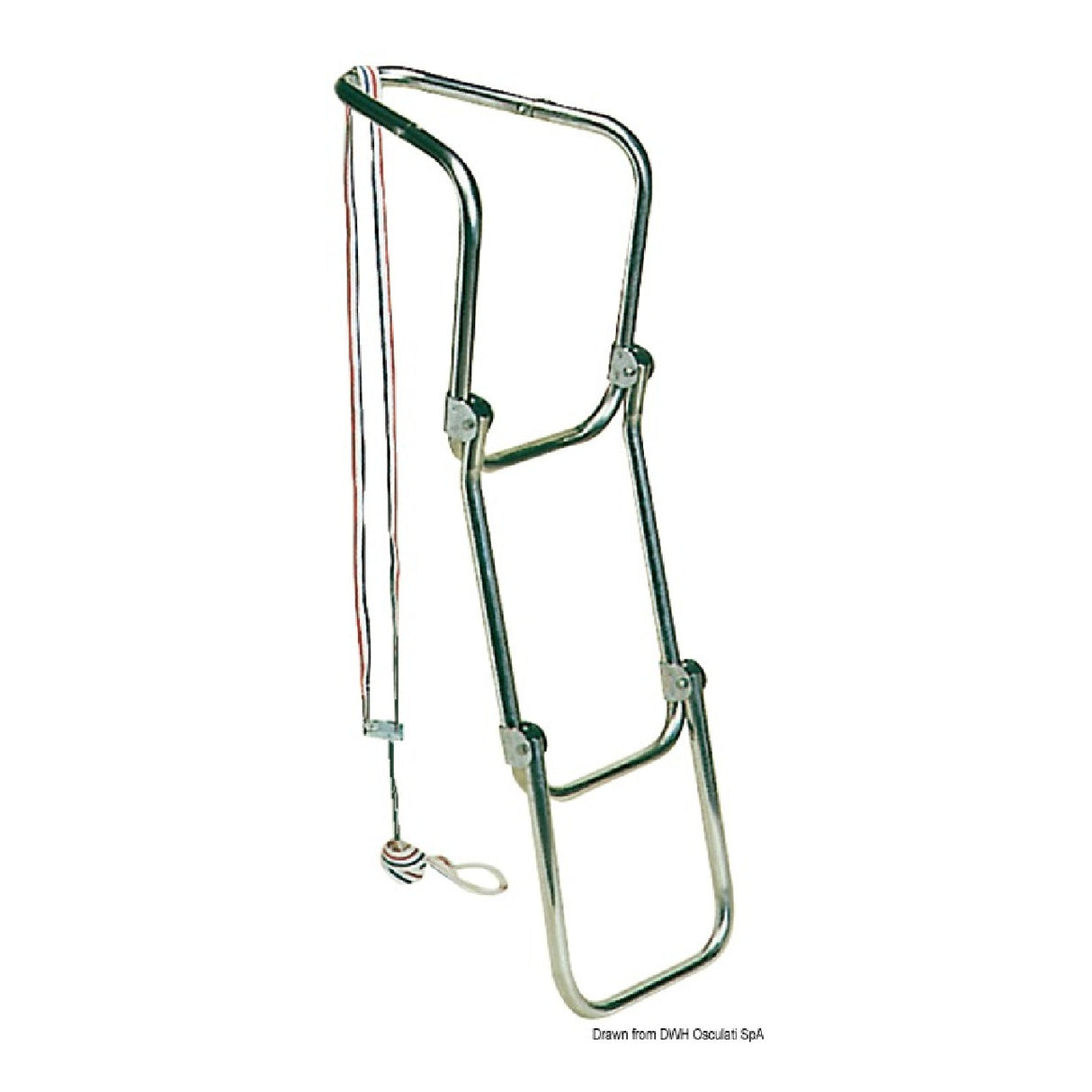 Escalera plegable Osculati para embarcaciones inflables 49.528.03