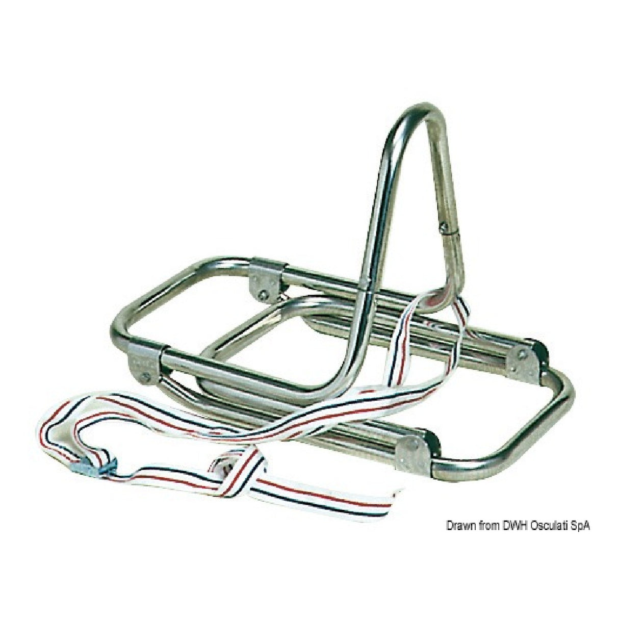 Escalera plegable Osculati para embarcaciones inflables 49.528.03