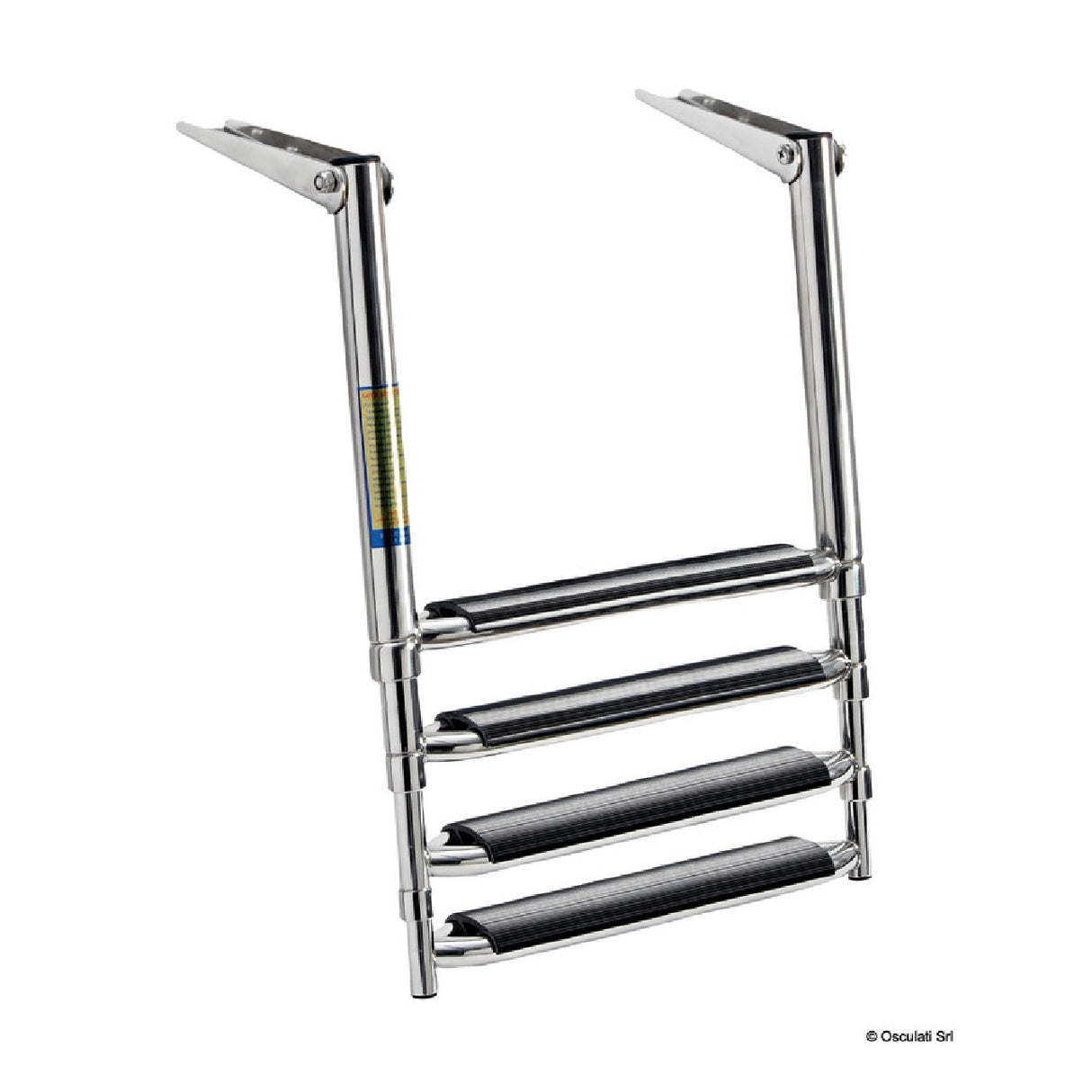 Escalera telescópica grande Osculati para plataforma de baño 49.541.74