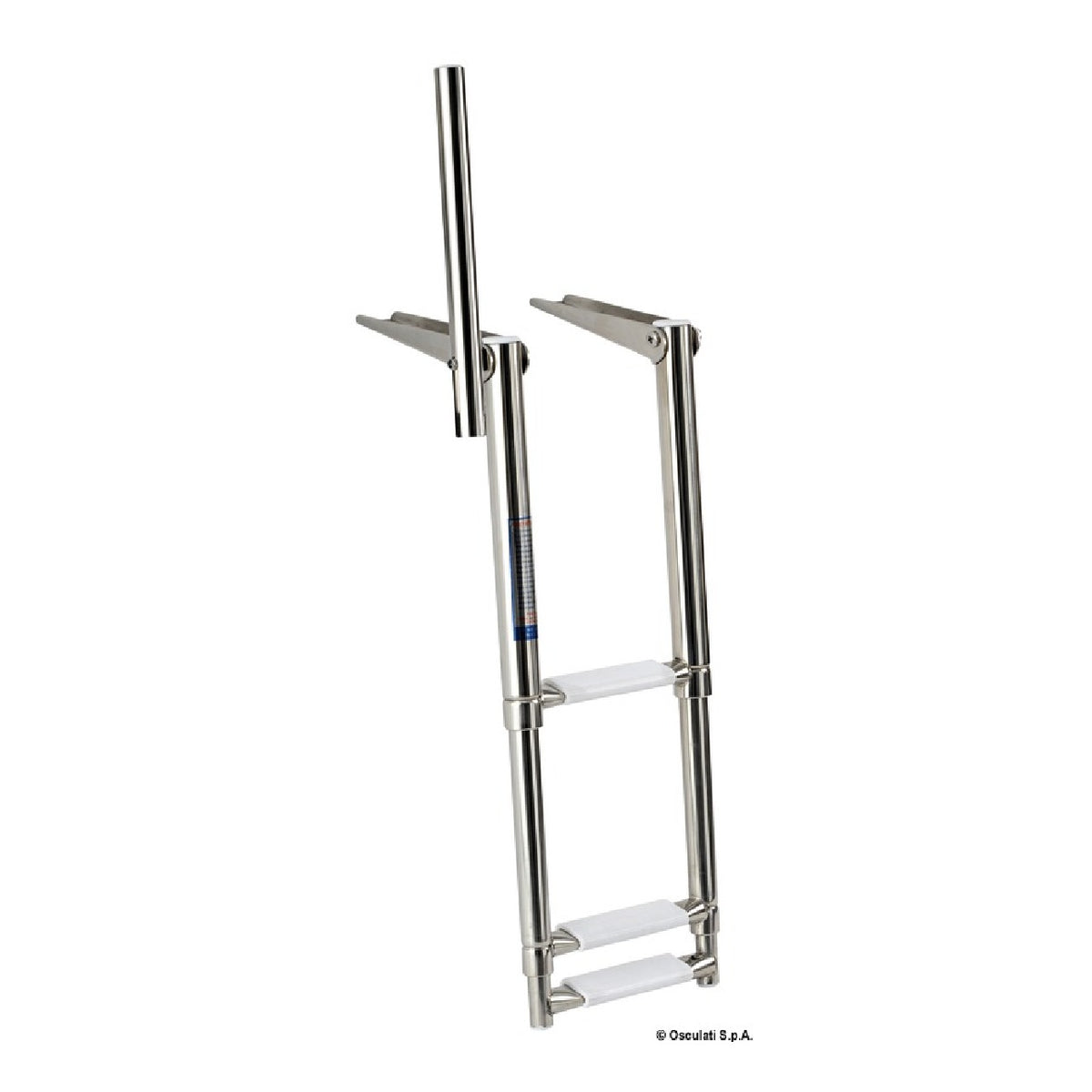 Osculati Teleskop-Plattformleiter mit Griff 49.551.03