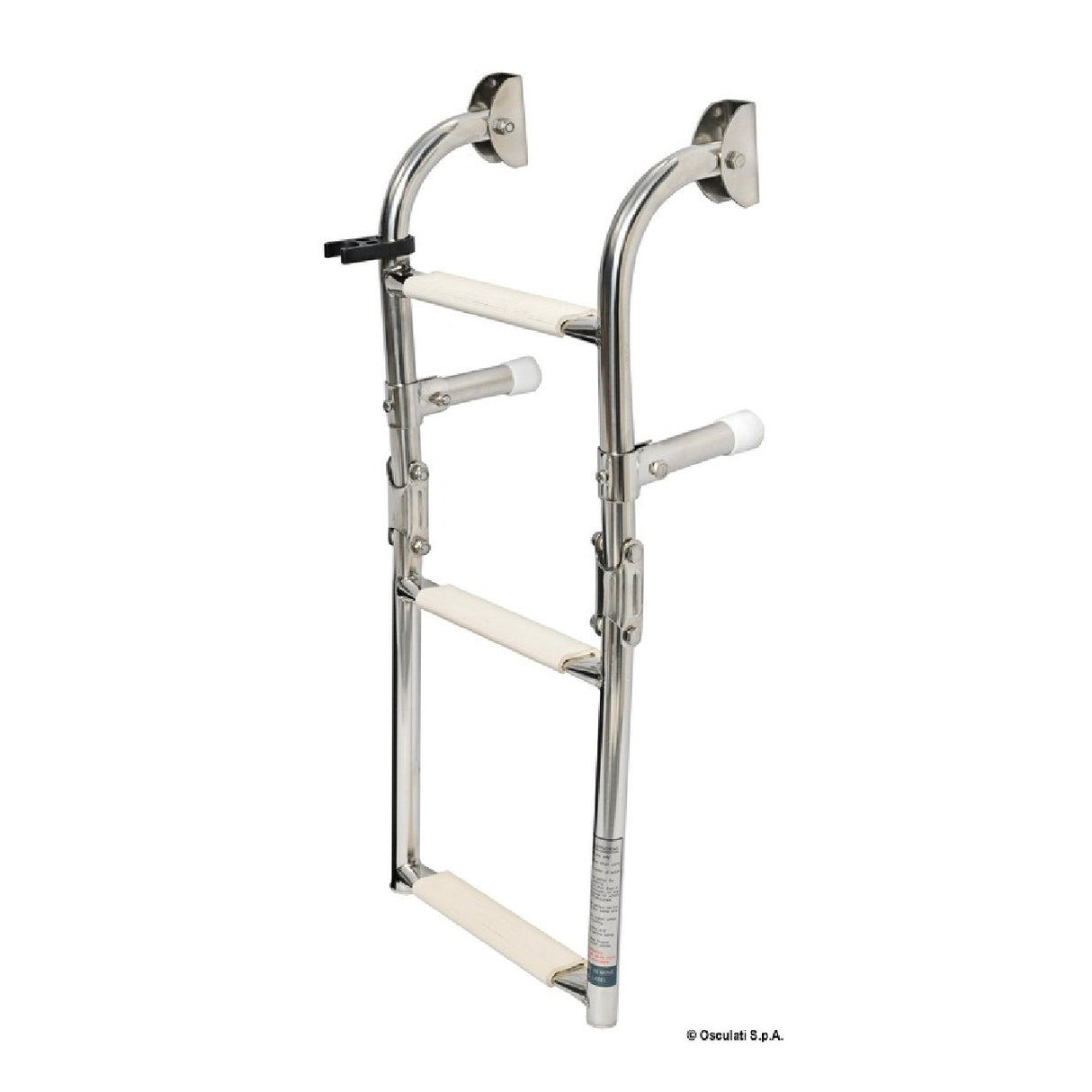 Osculati Scaletta pieghevole fissaggio su murata in Inox 49.572.03