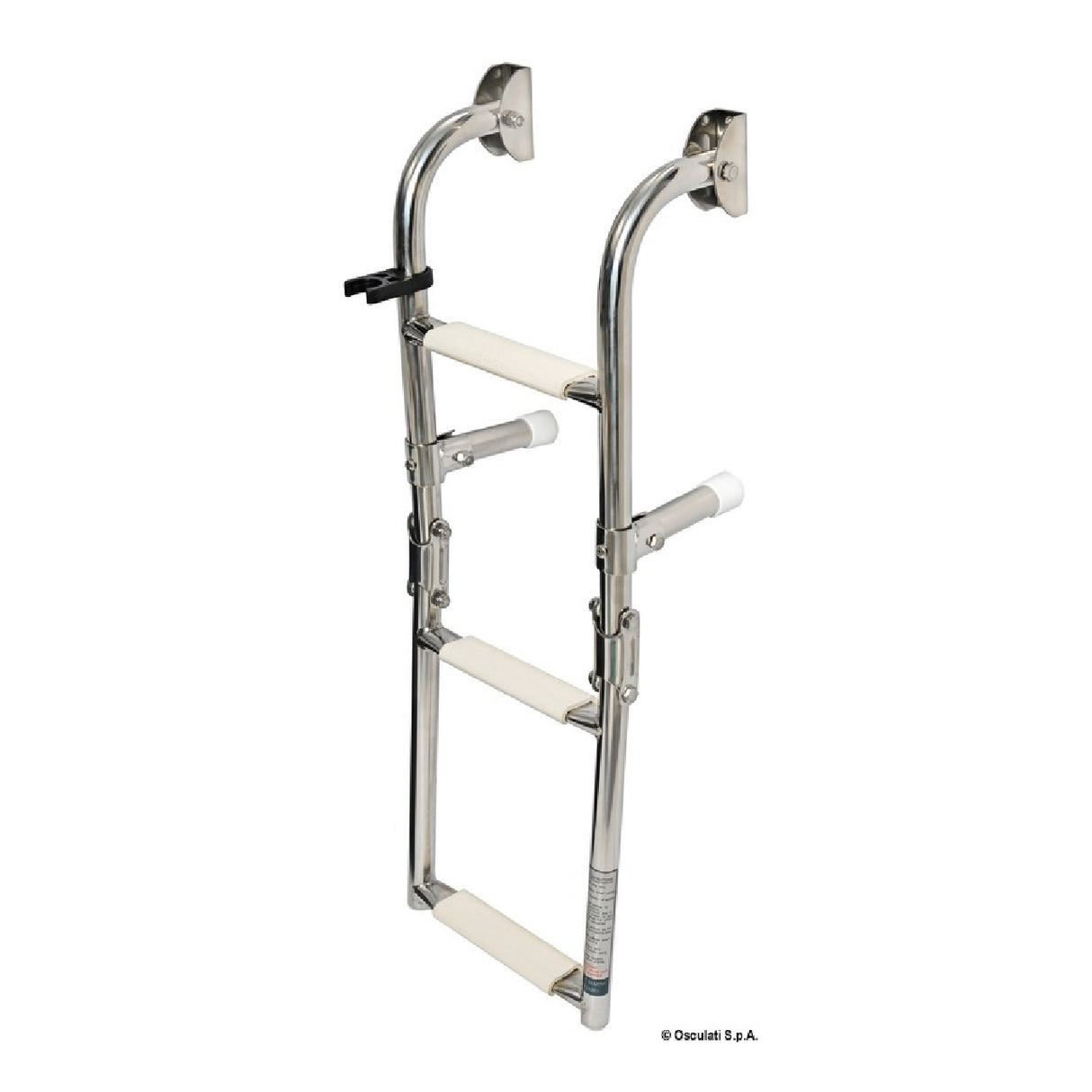 Osculati Scaletta pieghevole fissaggio su murata in Inox 49.572.03