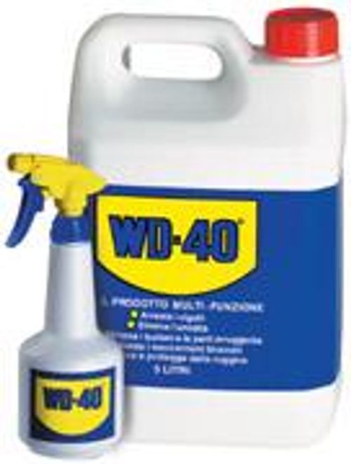 WD-40 5-Liter-Kanister mit leerem Sprühkopf