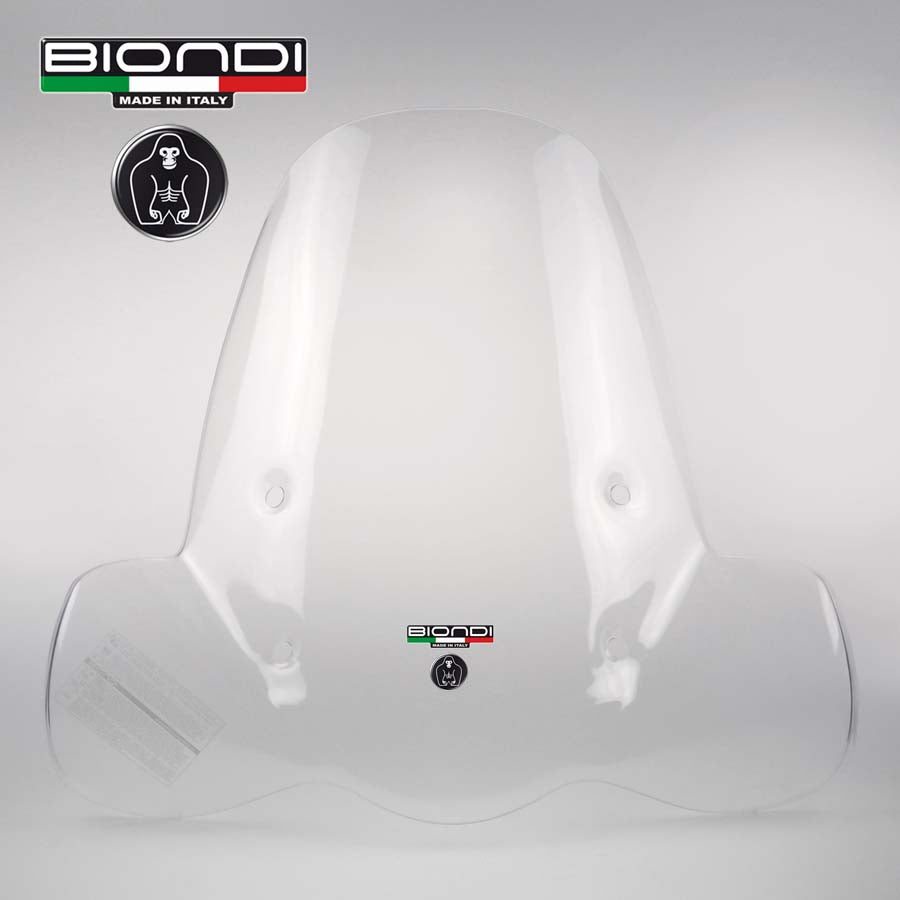 Biondi Parabrezza Club Piaggio Beverly 125/200 cc. 2001-mag03 con Attacchi