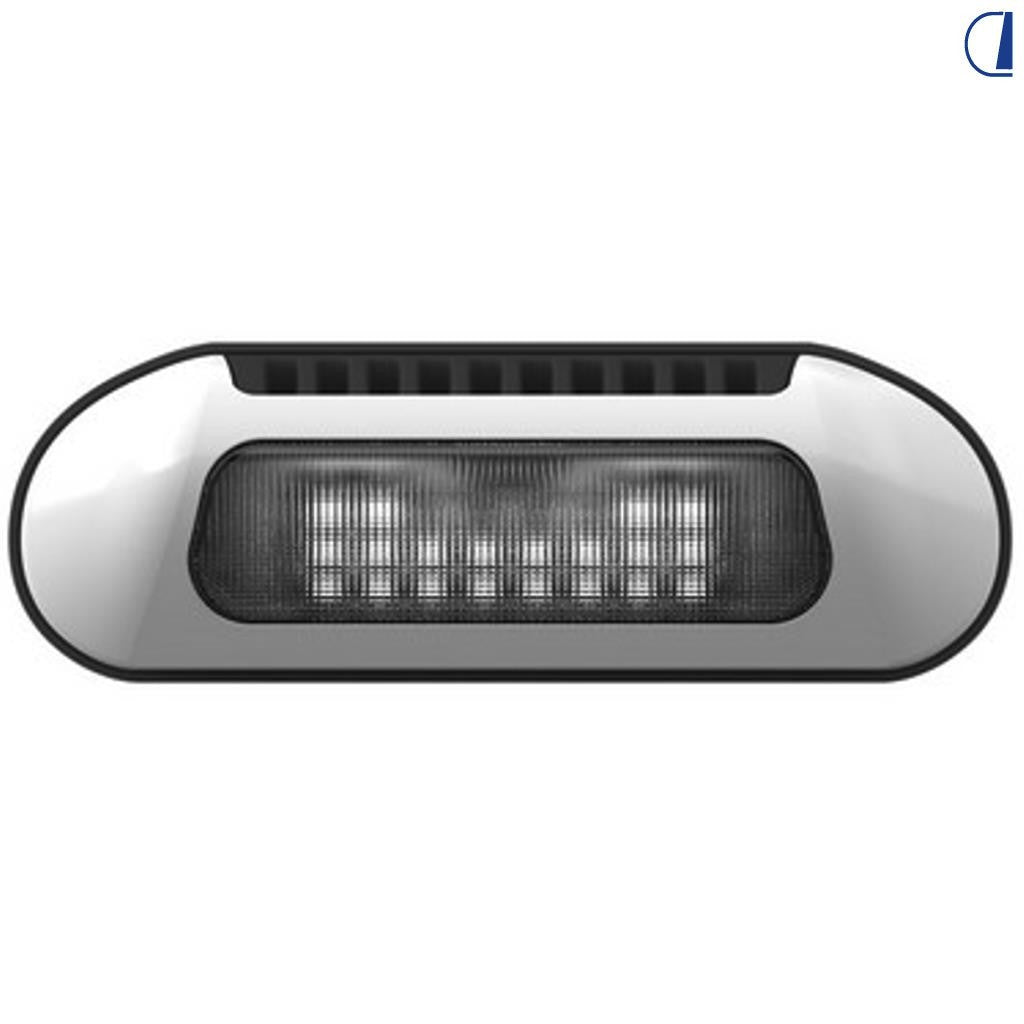 Luce esterna Mini LED 1800 lm bianca corpo in alluminio per camper