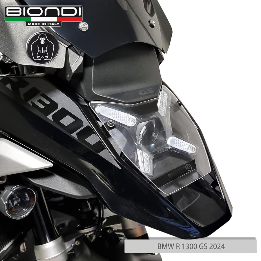 Biondi Lente Protezione Faro Trasparente BMW R 1300 GS 2024 - Solo Fuoristrada
