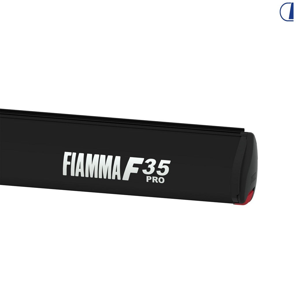 Fiamma Tendalino F35 Pro 180 cm Deep Black cassonetto Royal Grey