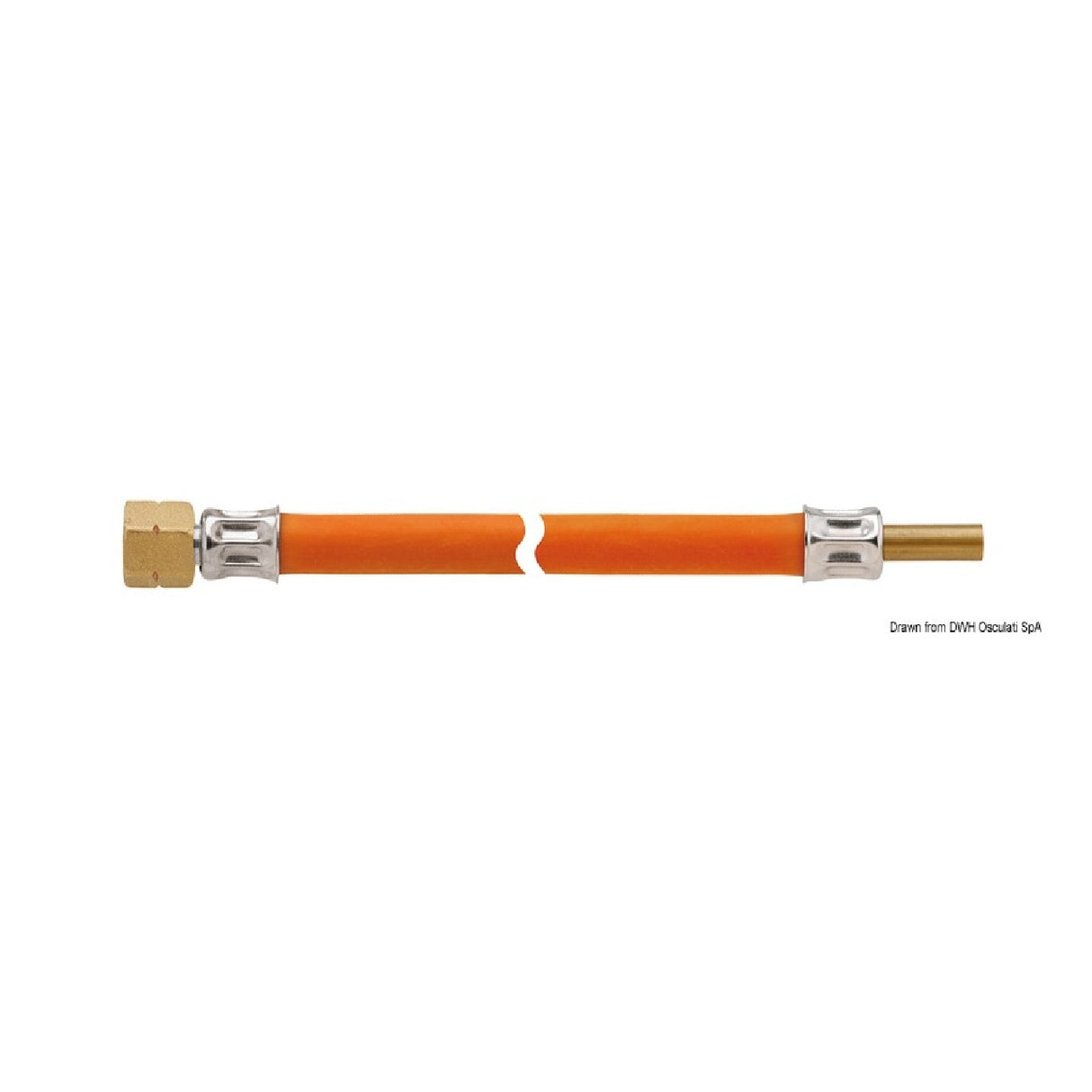 Tubos G GOK con rosca 1/4 LH x RST de 8 mm