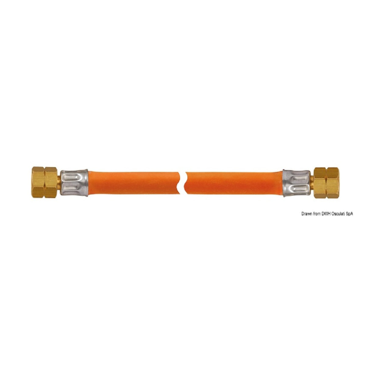 Tubos GOK para sistemas de gas G 1/4 LH x G 1/4 LH