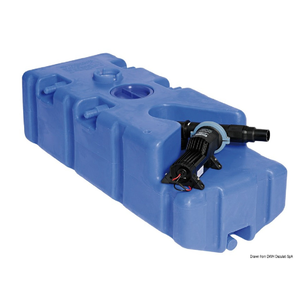 Osculati Serbatoio acque nere con maceratore incorporato 12/24 V 50.143.12