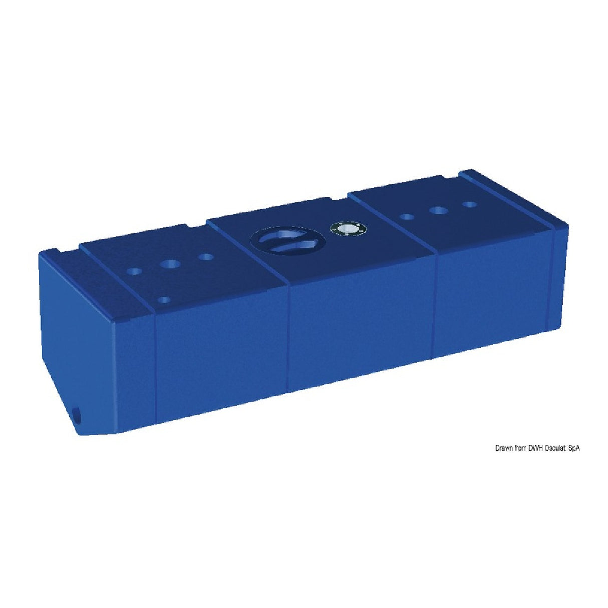 Osculati Rigid polyethylene tank for waste water 50.140.50