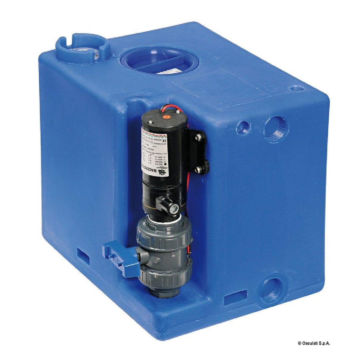 Osculati Waste Water Tank with Built-in Macerator 50.147.12