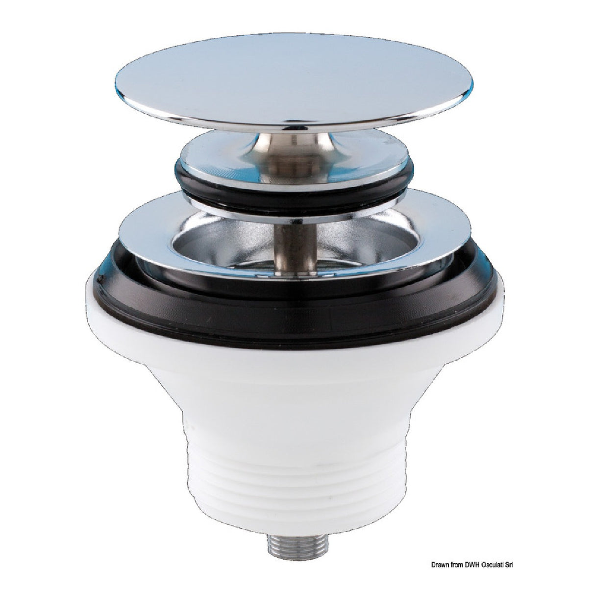 Osculati Piletta con tappo a fungo cromato 50.185.06