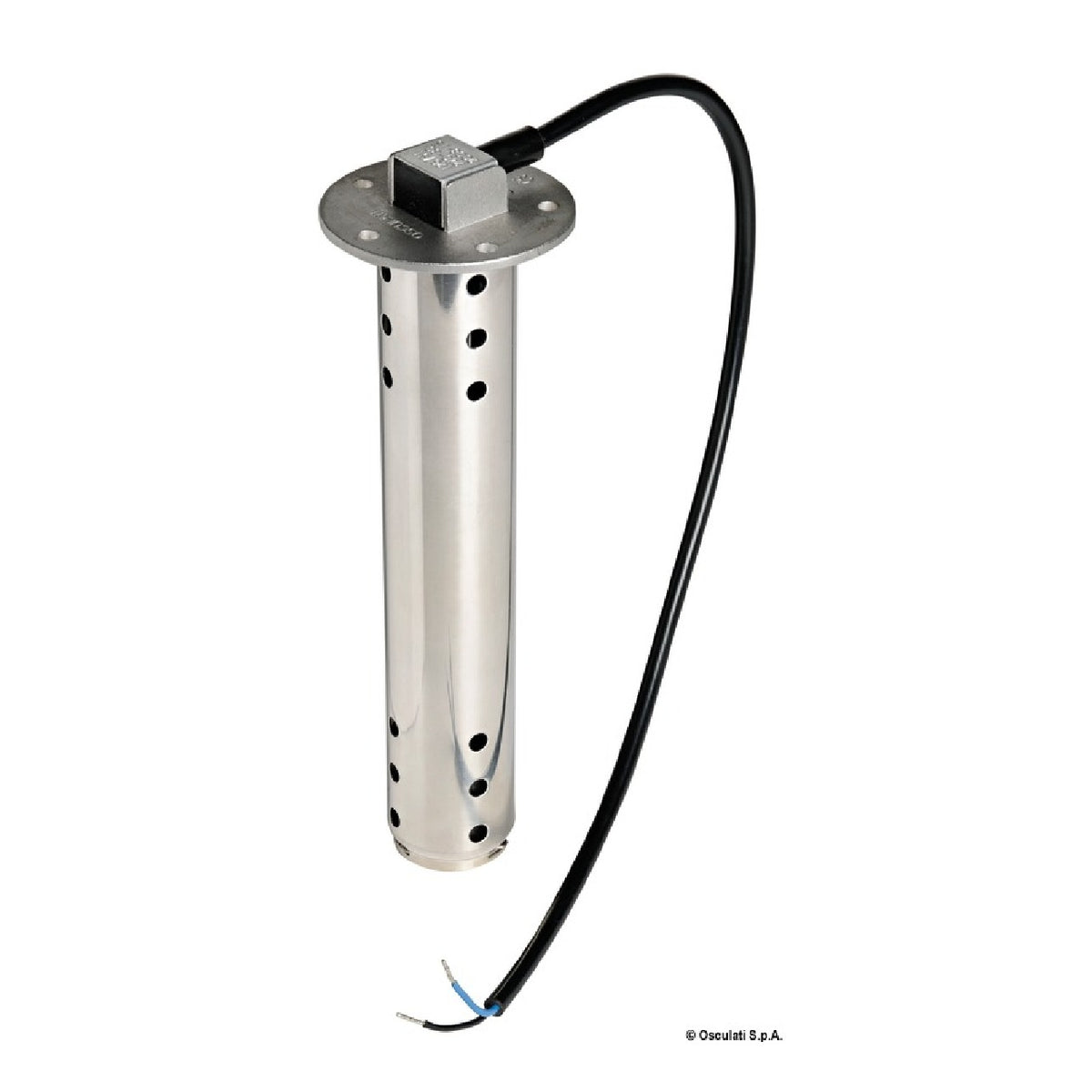 Sensor de nivel vertical Osculati para aguas negras y claras 10-180 ohm 50.202.25