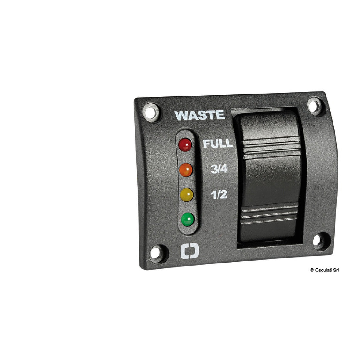 Osculati Panel kit with black water level indicator probe 50.204.60