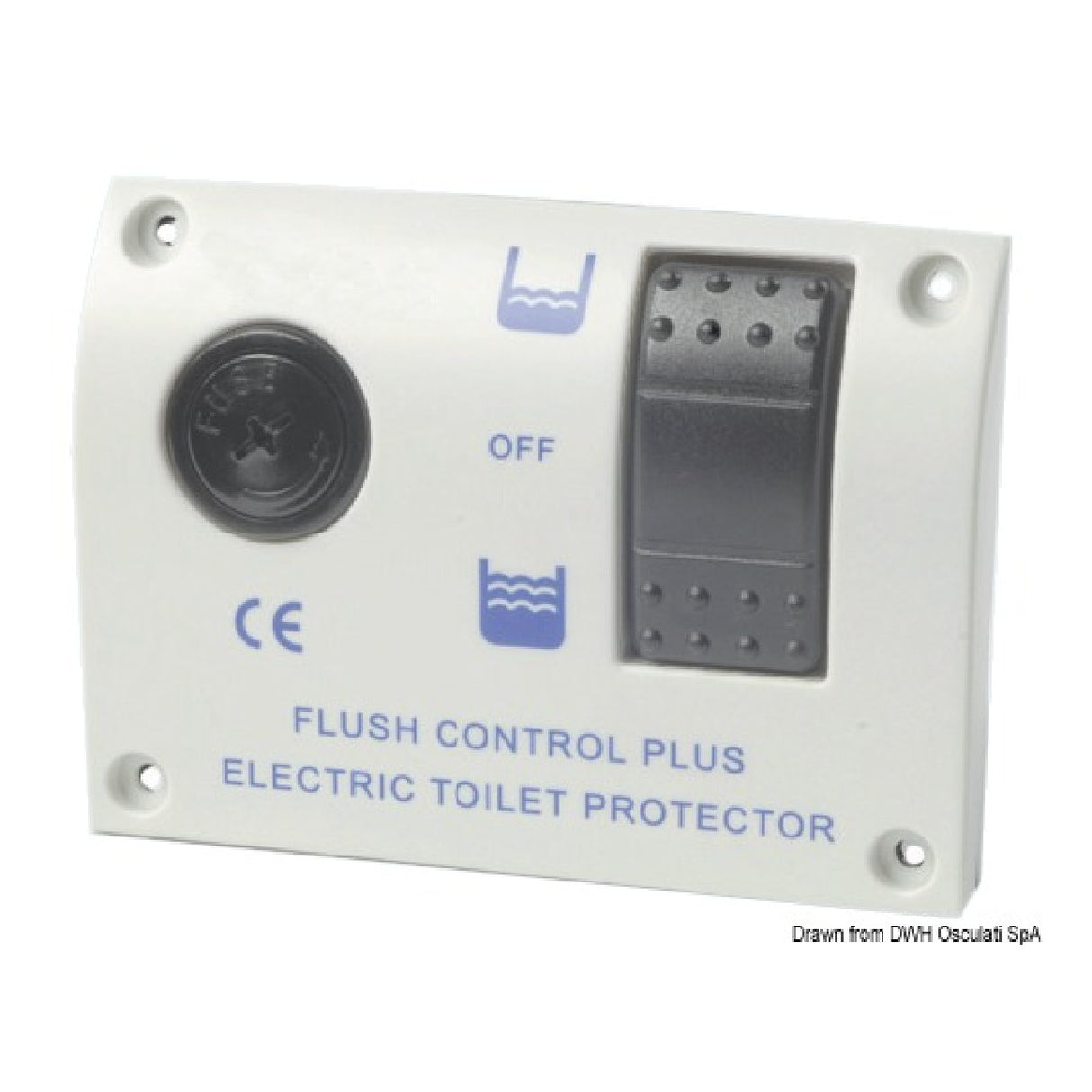 Panel de control electrónico universal Osculati para inodoros eléctricos 50.207.07