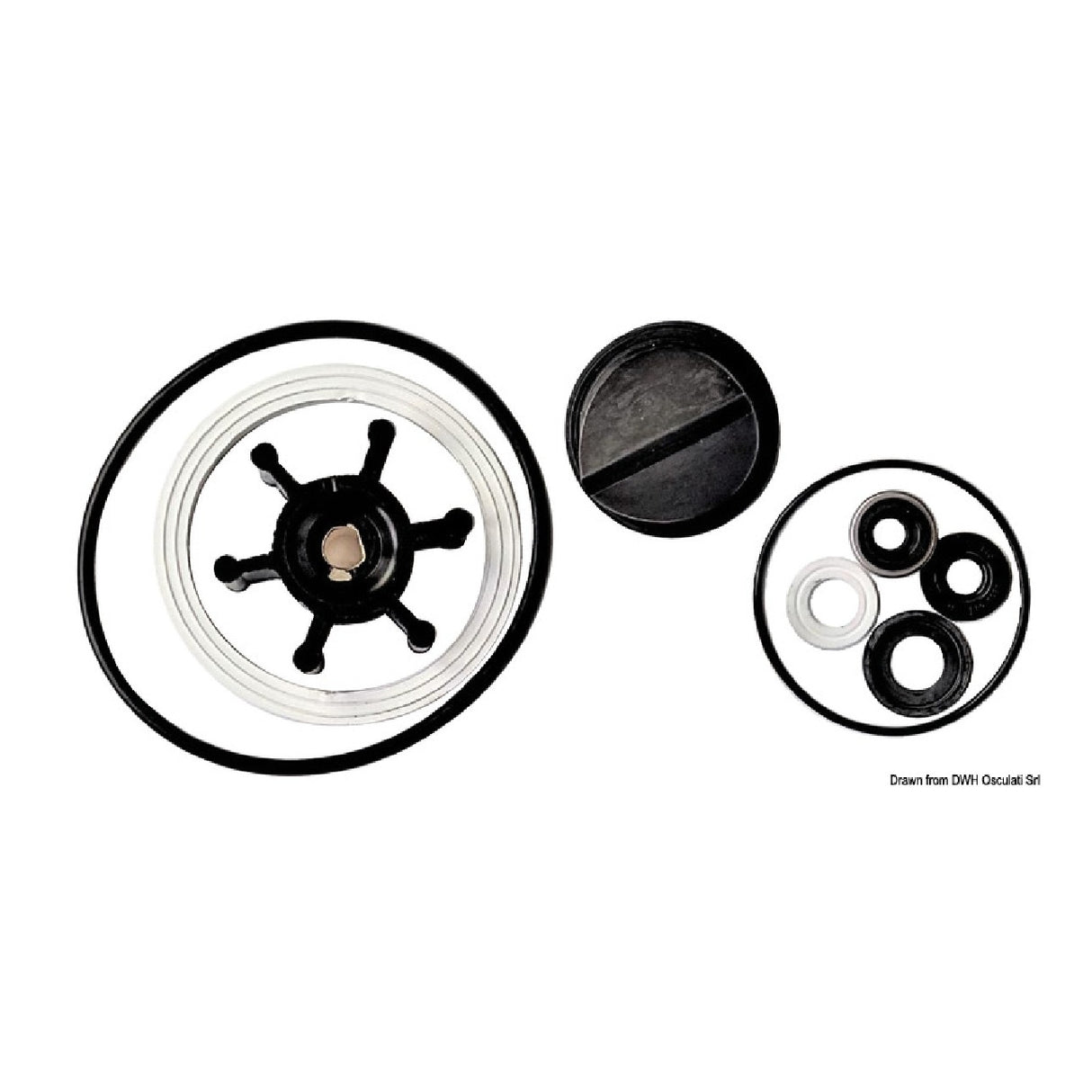 Osculati Replacement Gasket and Valve Kit 50.207.14