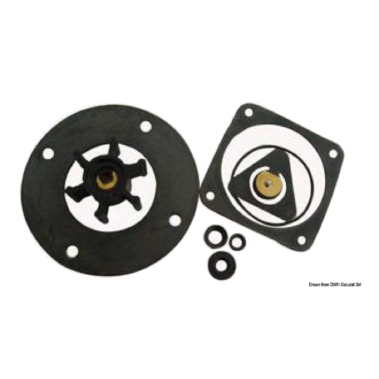 Osculati Replacement Gasket and Valve Kit 50.207.14