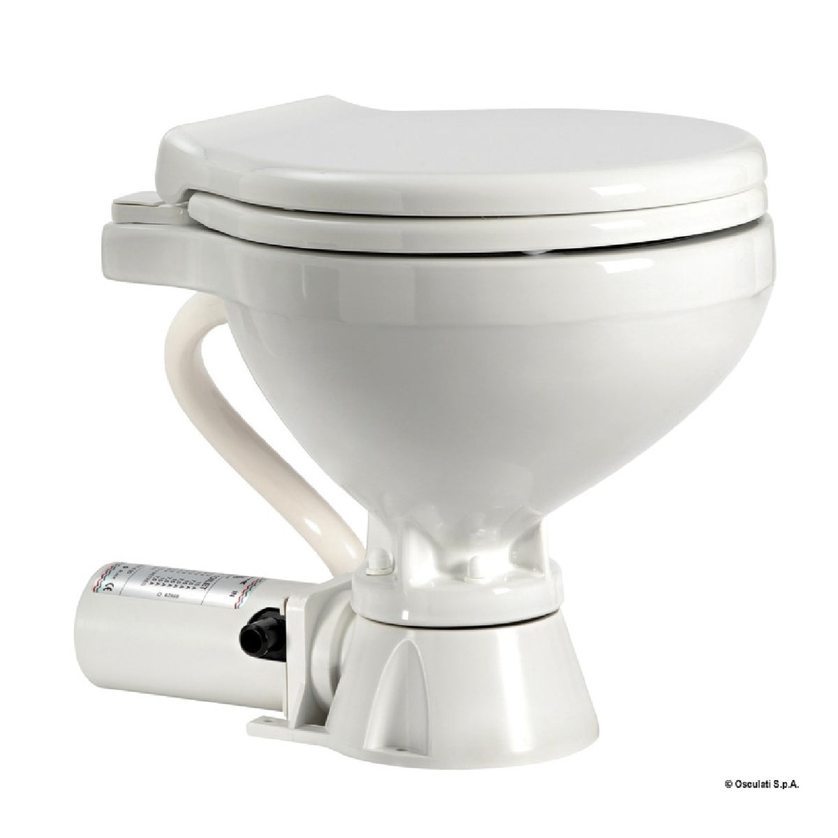 Osculati Compact elektrische Toilette aus Porzellan 50.207.12