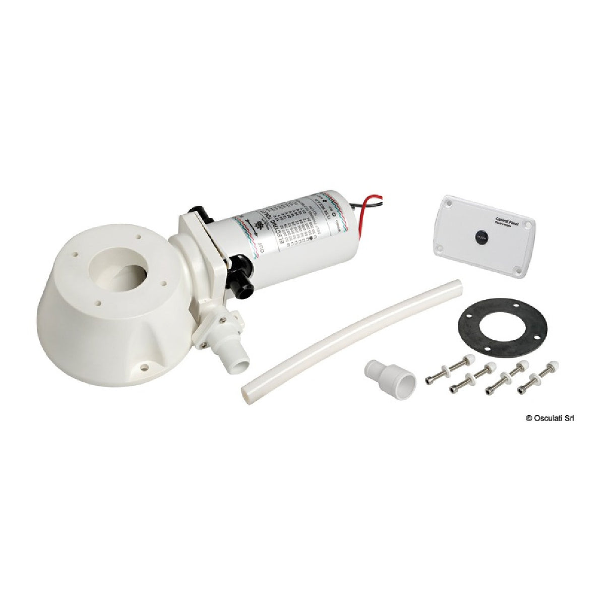 Kit de conversión de inodoro marino manual a eléctrico Osculati 50.209.12