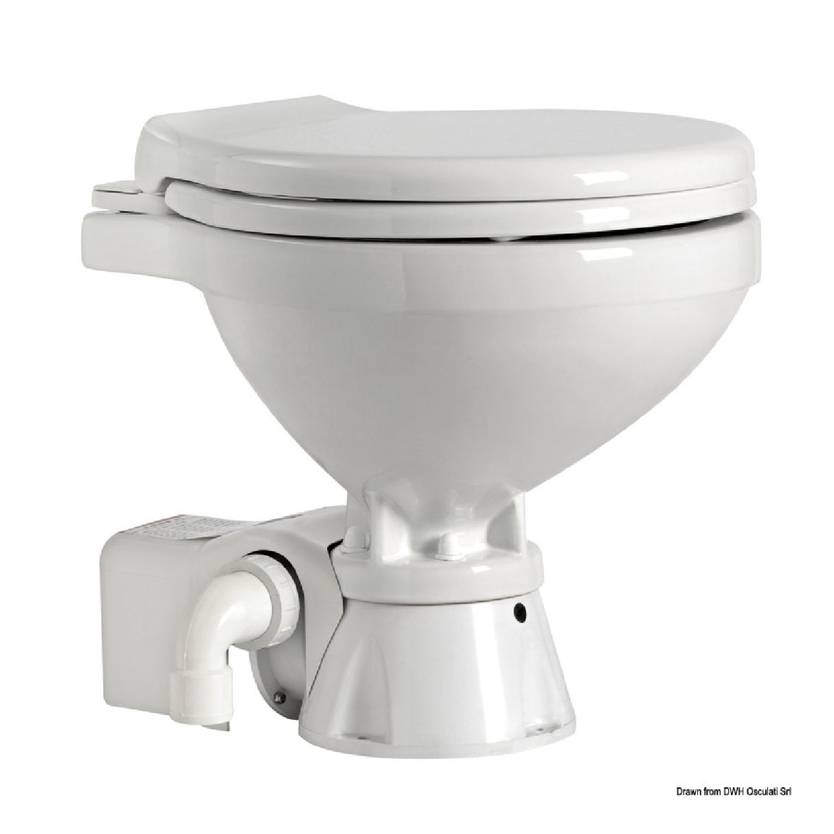 Osculati WC Silent vacuum space saver 12V 50.210.12