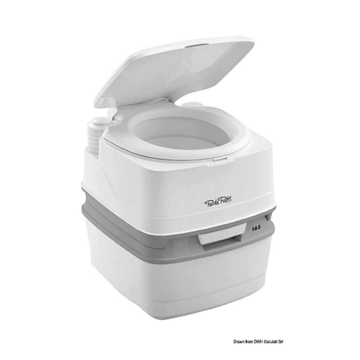 Tecma Porta Potti THETFORD QUBE 165 chemical toilet