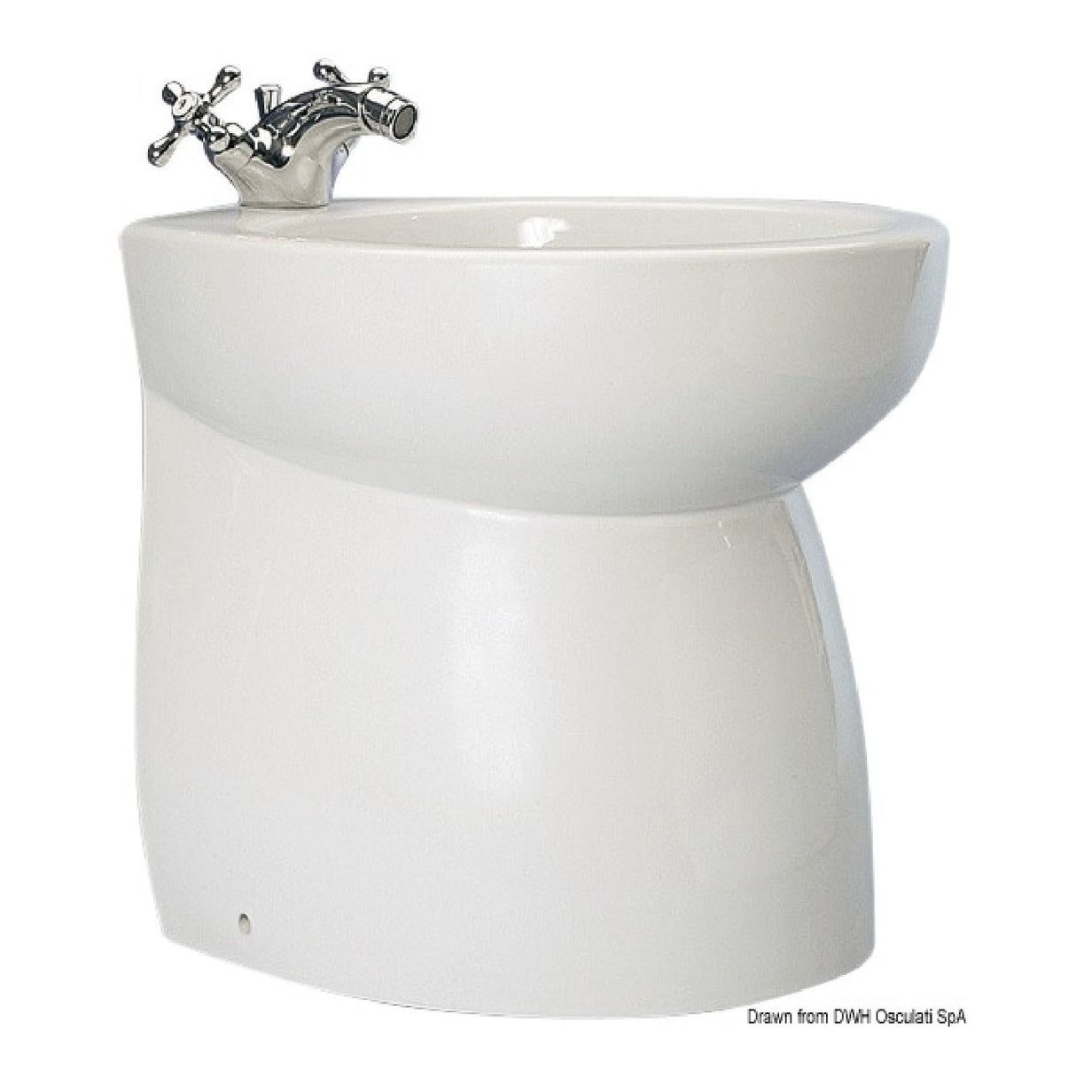 Osculati ceramic bidet SILENT SERIES 50.219.02