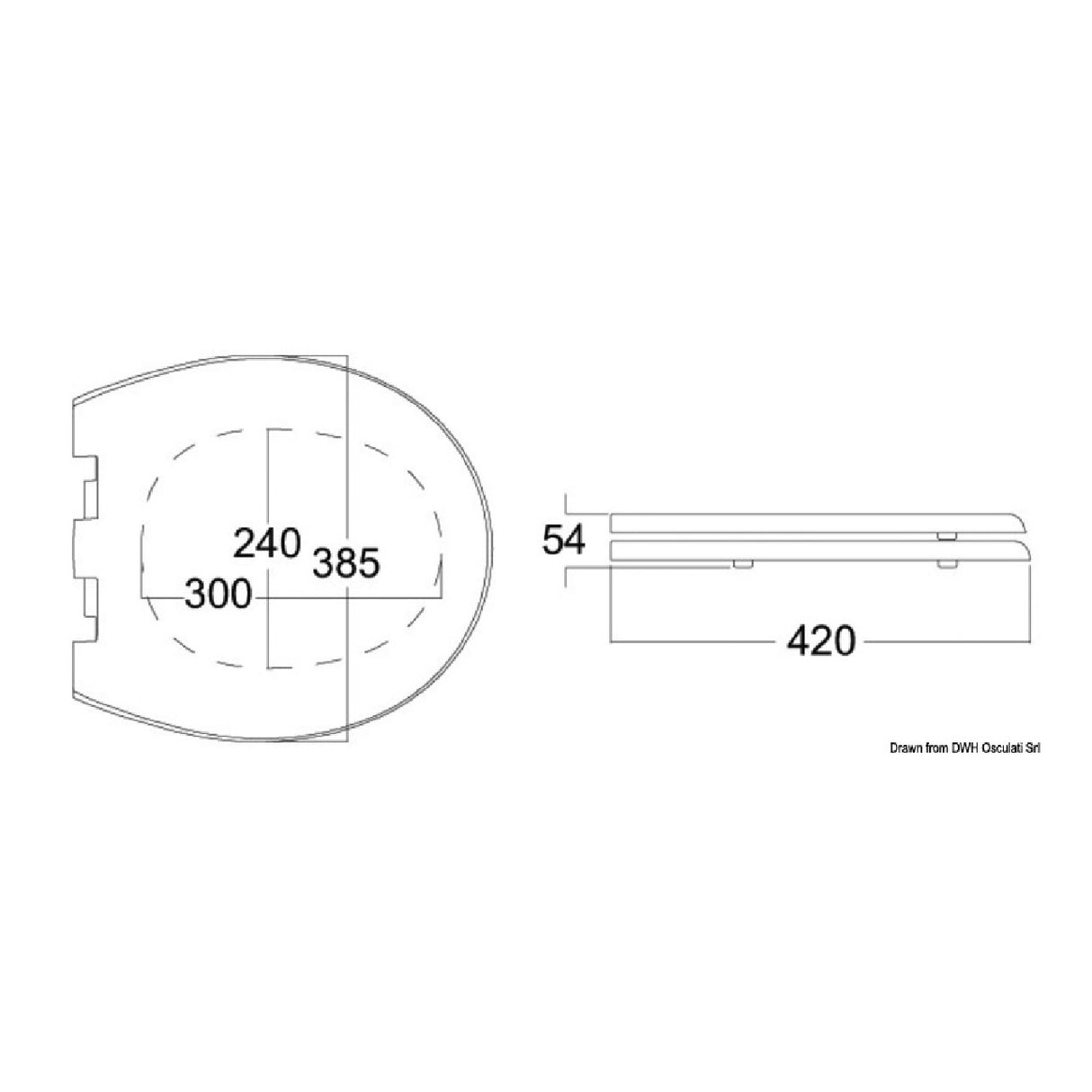 Tecma Coprisedili di ricambio per wc elettrici Silence
