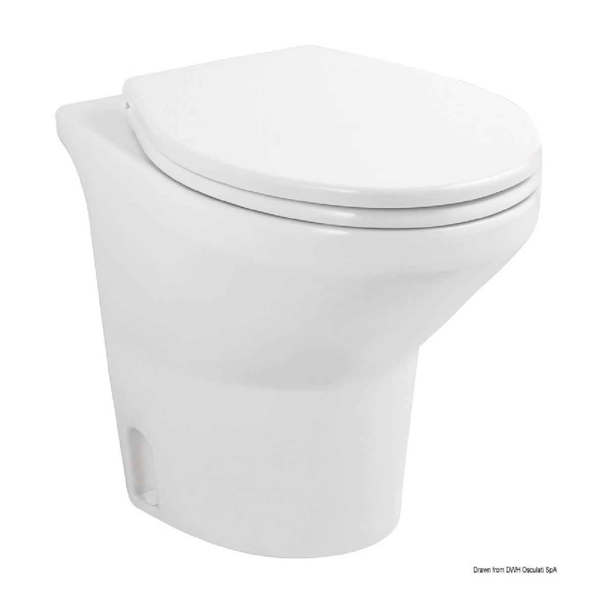 WC Elettrico Marino Tecma Compass High 12/24V - Vaso Alto Entry Level