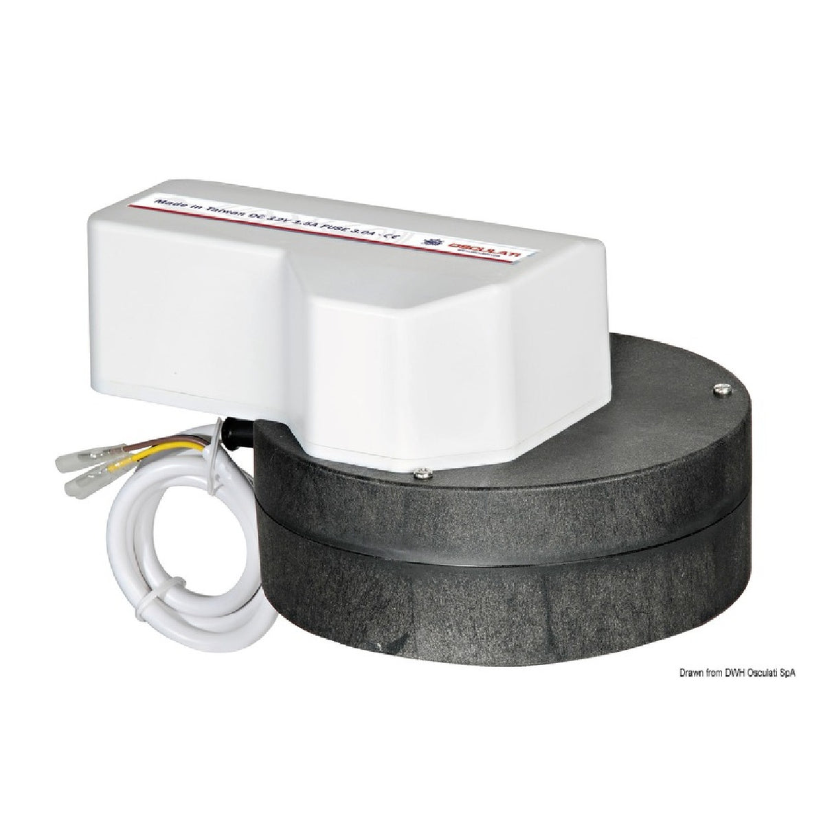 Kit de electrificación del sistema de aguas residuales Osculati 50.234.00 50.231.12