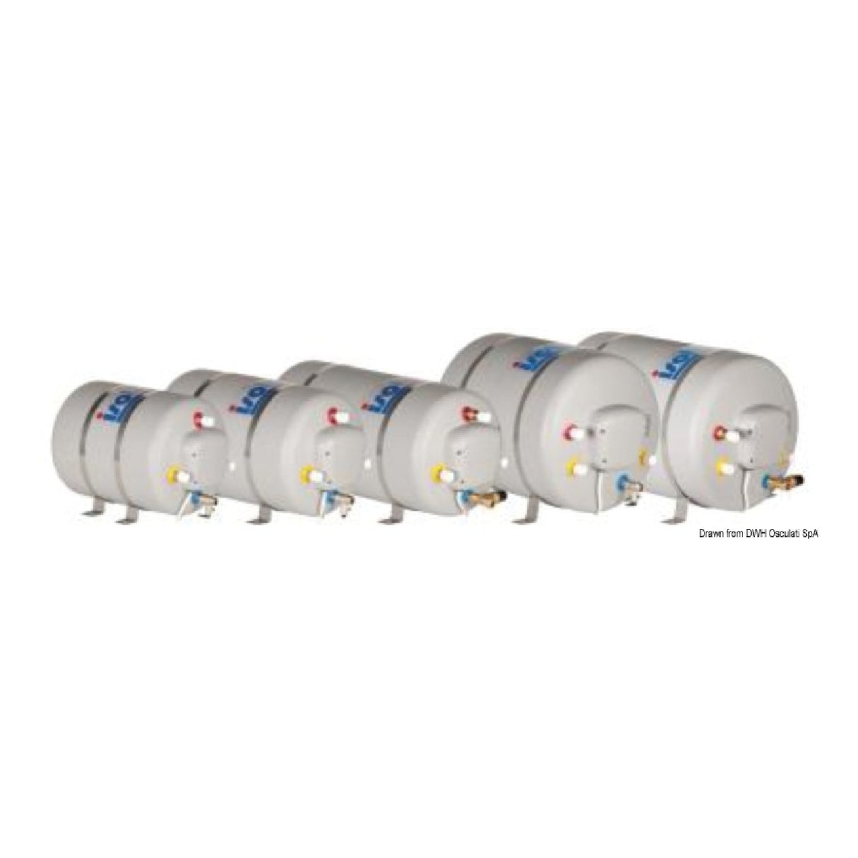 Isotherm Warmwasserbereiter für Boote und Wohnmobile SPA 15 - 15 Liter