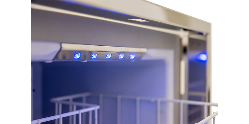 Isotherm Gefrierschublade 55 Edelstahl-No-Frost-Gefrierschrank