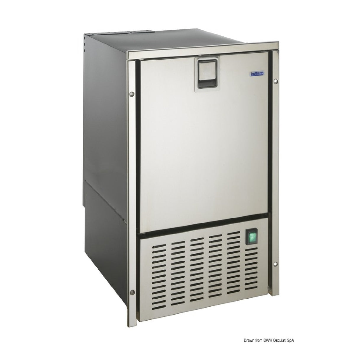 Isotherm IceDrink Eiswürfelbereiter aus weißem Edelstahl