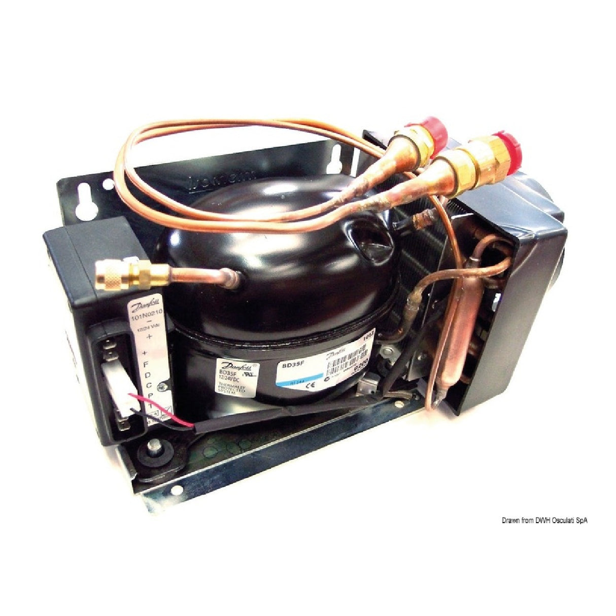 Unidad de refrigeración Isotherm Webasto Marine Danfoss/Secop 35 F