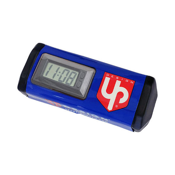 Up Design Paracolpi Manubrio Con Orologio Blu