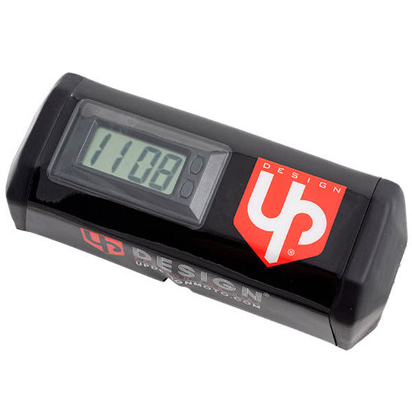 Up Design Paracolpi Manubrio Con Orologio Nero
