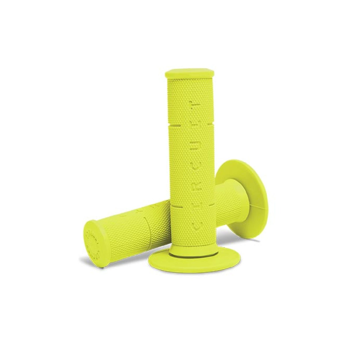 Puños para motocicleta Circuit Equipment COBRA IV Color Amarillo Fluorescente MA005-028