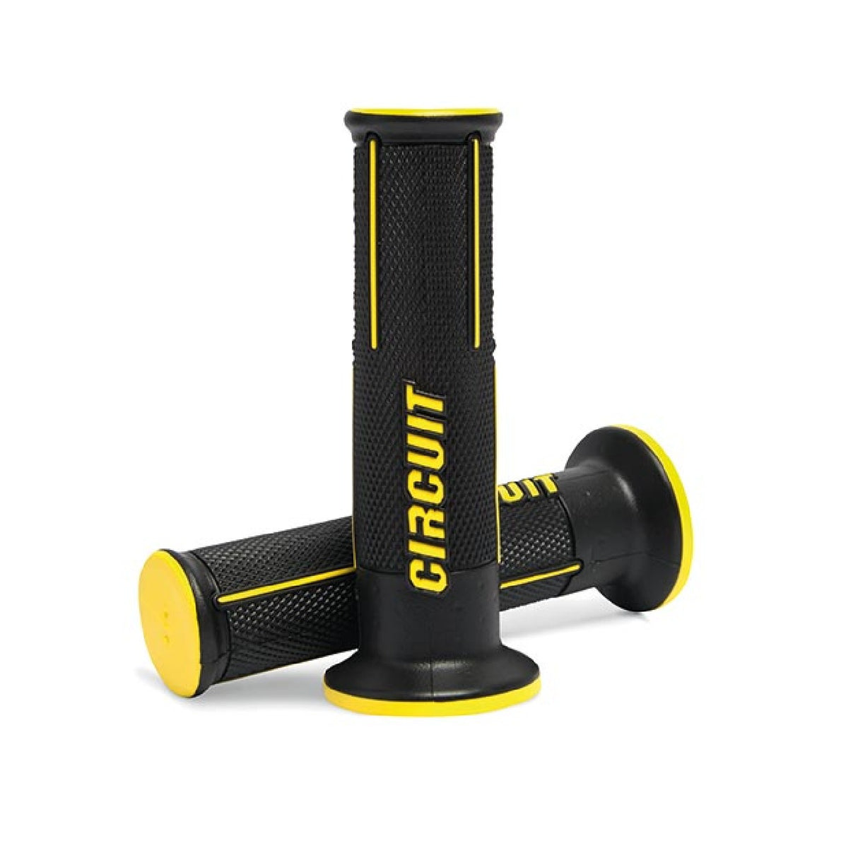 Circuit Equipment Manopole Moto SPEED Forata colore Nero-Giallo MA053-216