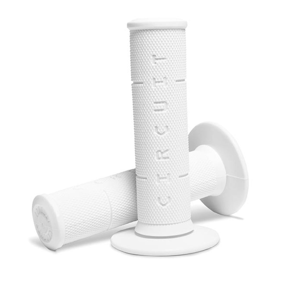 Puños de motocicleta Circuit Equipment COBRA IV blancos MA005-002